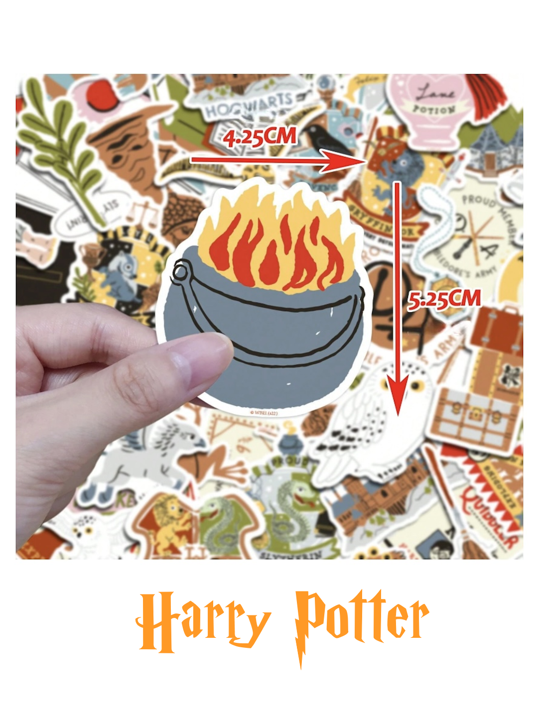 Набор стикеров Harry Potter, Roblox, Minecraft, Очень странные дела, 50 штук в наборе