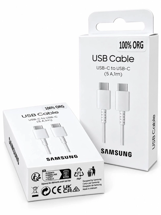 Samsung Type-C кабель 1 м — 100% ORG качество, быстрая зарядка, гарантия 6 месяцев