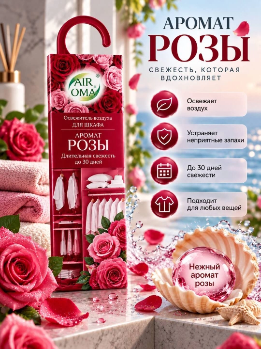 Ароматизатор для шкафа с одеждой, распространяет приятный аромат