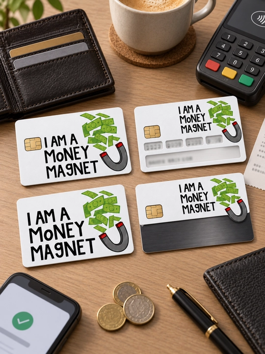Bank kartasi uchun nakleykalar — 4 dona to‘plam