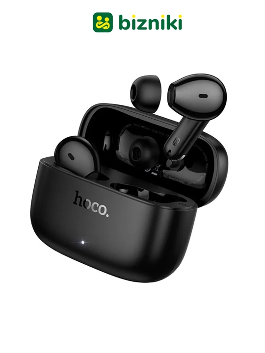 Simsiz quloqchin 28 soat Hoco EQ32 TWS 2 in 1 Bluetooth 6.0 13mm ilova mikrofonli