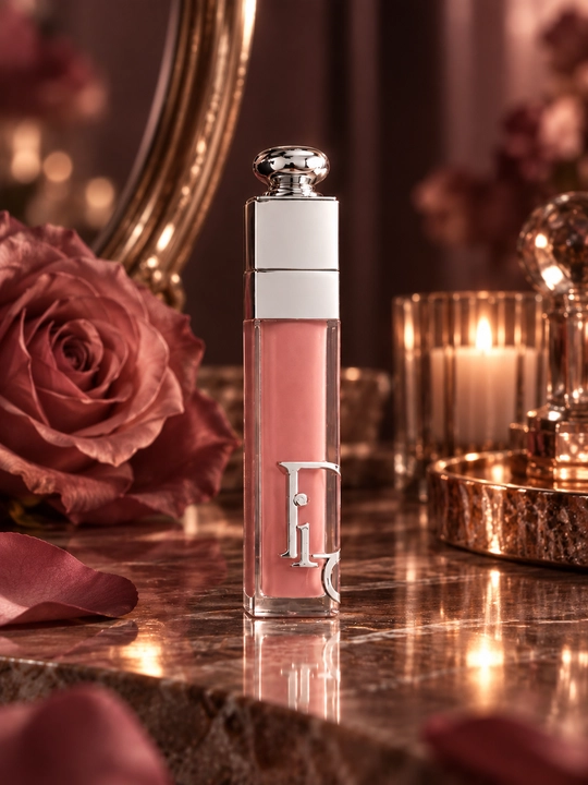Dior Addict Lip Maximizer 038 Rose Nude блеск для губ, нюдово-розовый оттенок, 6 мл