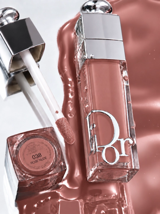 Dior Addict Lip Maximizer 038 Rose Nude блеск для губ, нюдово-розовый оттенок, 6 мл