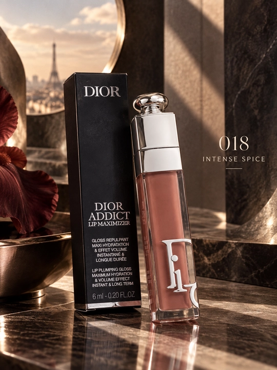 Dior Addict Lip Maximizer блеск для губ, нюдово-розовый оттенок, глянцевый финиш, 6 мл