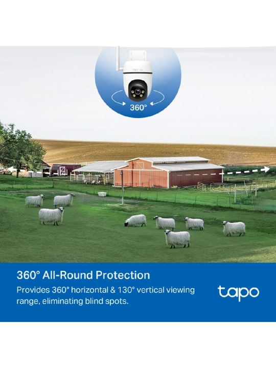 Tashqi 4G LTE panoramik aqlli kamera TP-Link Tapo TC40GW
