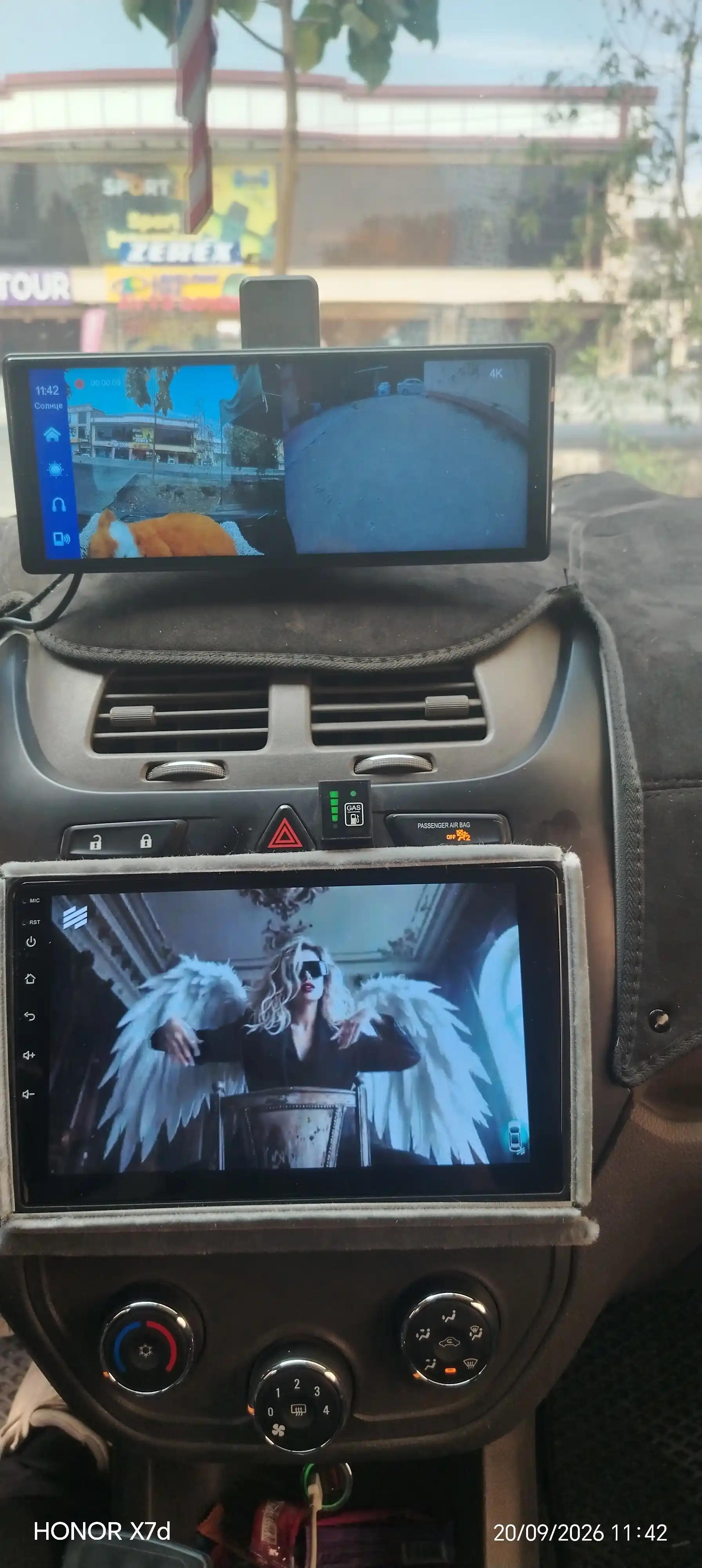 4K aqlli DVR, 10,26 dyuymli sensorli ekran, CarPlay / AndroitAuto, 64 GB