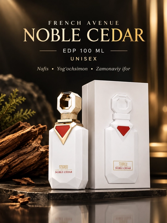 French Avenue Noble Cedar, 100 ml, unisex, parfyumeriya suvi - 