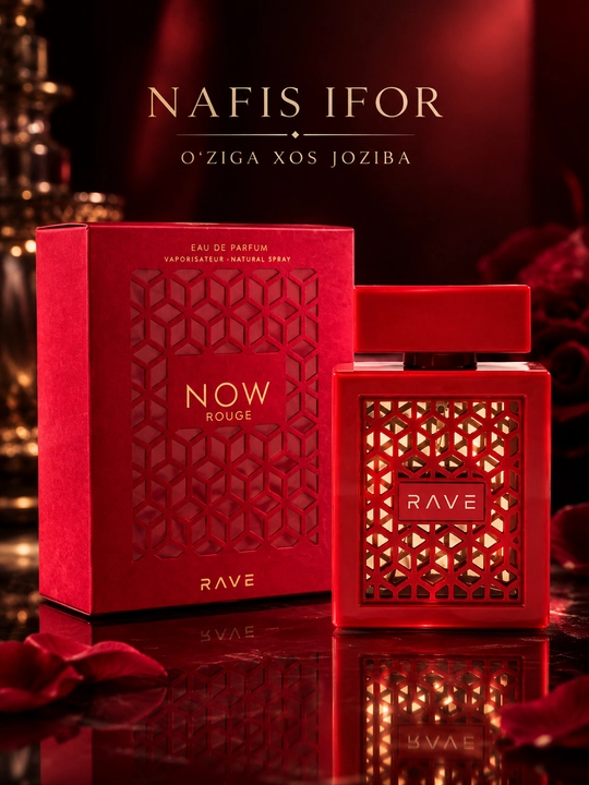 RAVE Now Rouge Lattafa Ayollar uchun arab Parfyumlangan suv, 100 ML - 