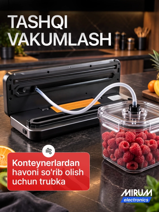 Vakuumli qadoqlash mashinasi, vakum apparat, qadoqlash uskunasi