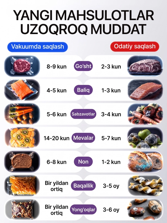 Vakuumli qadoqlash mashinasi, vakum apparat, qadoqlash uskunasi
