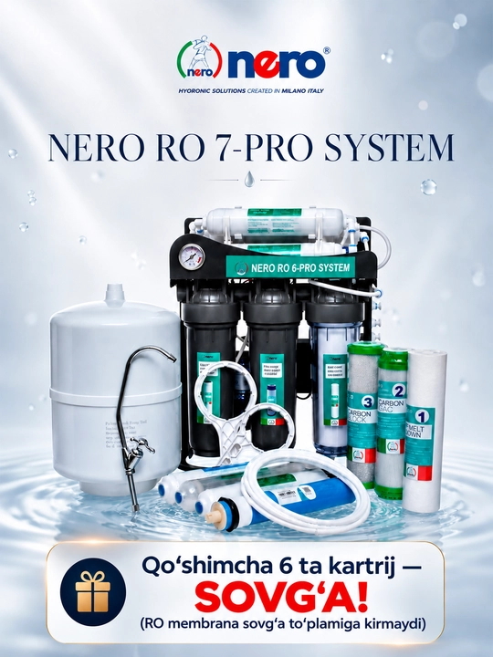 Nero RO 7-Pro с минерализатором и 7-ступенчатой системой очистки фильтр обратного осмоса