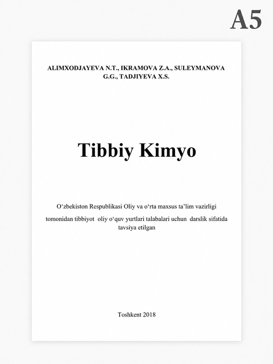 "Tibbiy Kimyo" - 