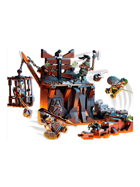 LEGO NINJAGO Bosh suyagi zindoniga sayohat konstruktor 71717, 401 detal