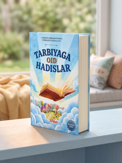 Детская книга Воспитательные хадисы, Азамхон Абдурахмонов, с картинками, 40 хадисов - 