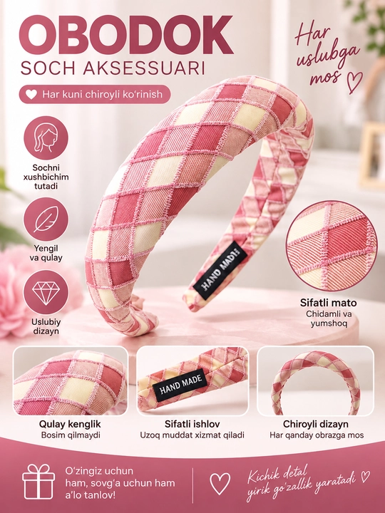 Sochlar uchun obodok - 