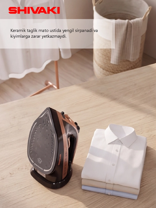 Bug‘ bilan namlaydigan dazmol Shivaki SH-SI-282