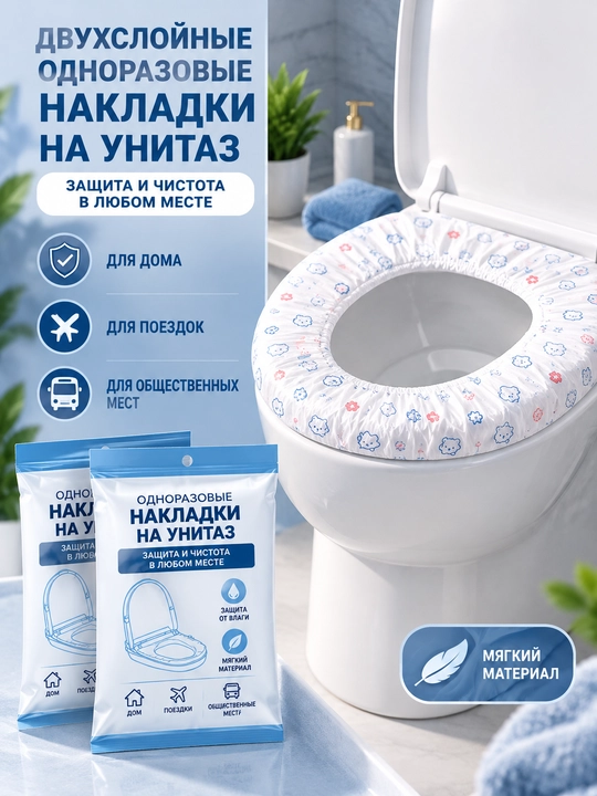 Накладка на унитаз мягкая универсальная, cиденье для унитаза, защитная накладка