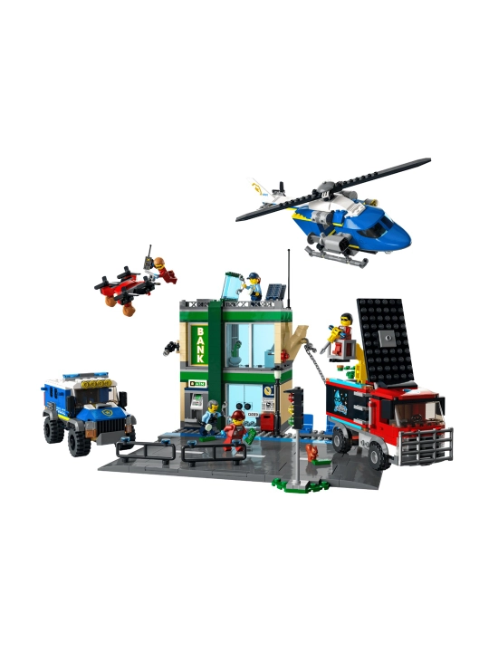 LEGO City Bankdagi politsiya quvishi konstruktori 60317 - 