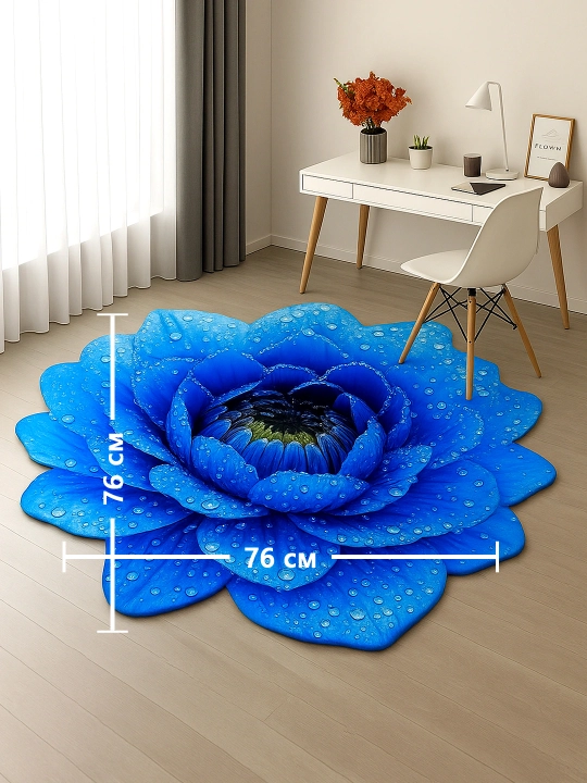 3D коврик для ванной, кухни и туалета, резиновый, противоскользящий, влагостойкий