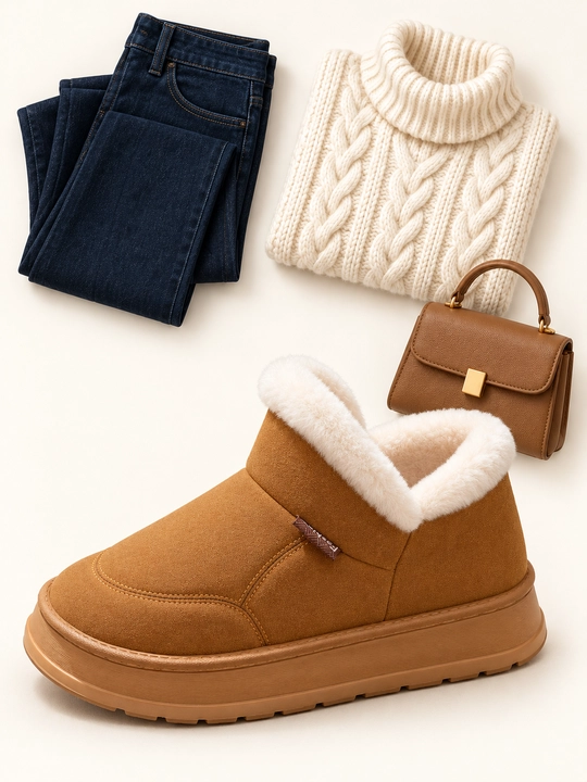 Угги женские зимние DIMORE SnowNest, с мехом, на толстой подошве