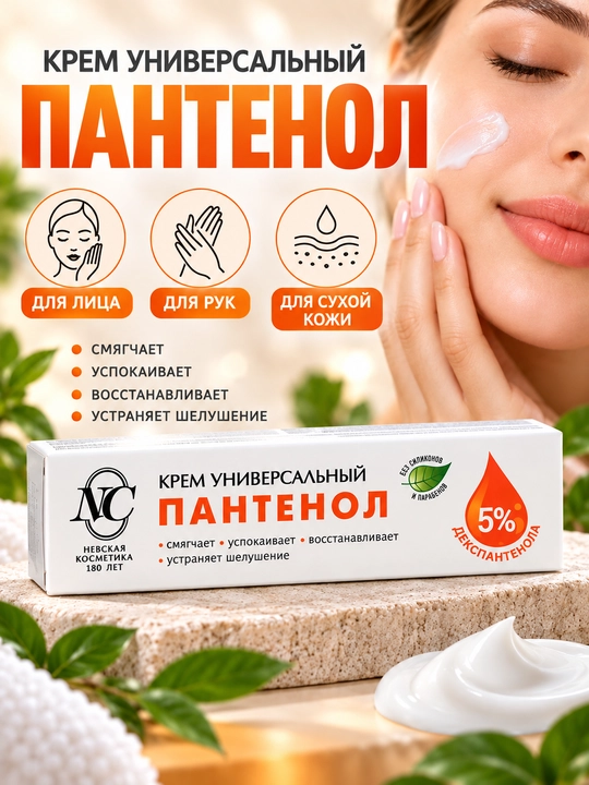 Крем универсальный пантенол Невская Косметика, 40 мл - 