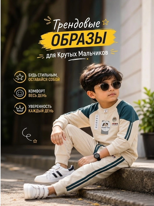 Детский спортивный костюм, толстовка брюки, осень-весна 2-3-4-5 лет