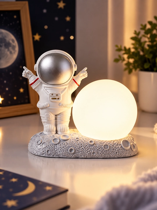 Настольная лампа Astronaut с ночником в форме Луны, декоративная