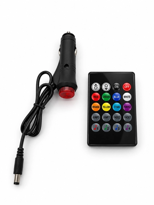 Ichki yoritish, RGB 8 ta rang, 8 ta effekt, pult, musiqa, universal