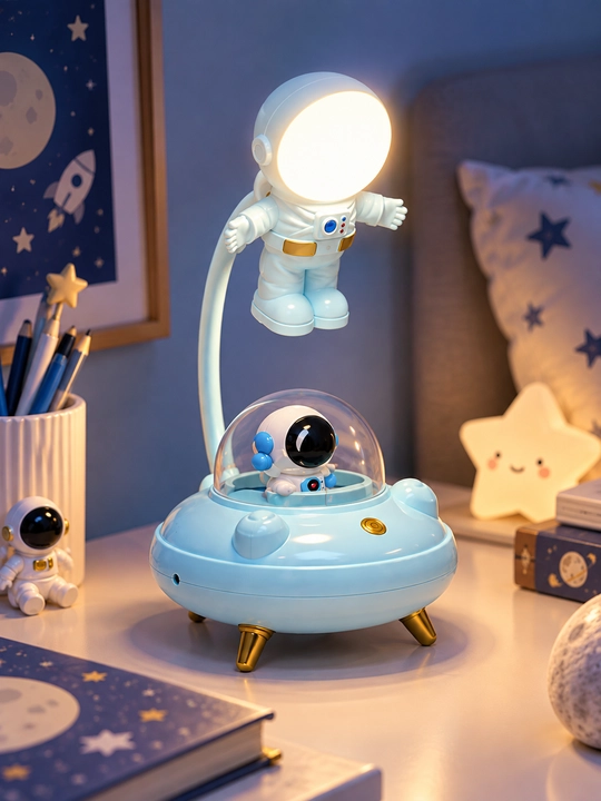 Настольная лампа Astronaut с ночником в форме Луны, декоративная