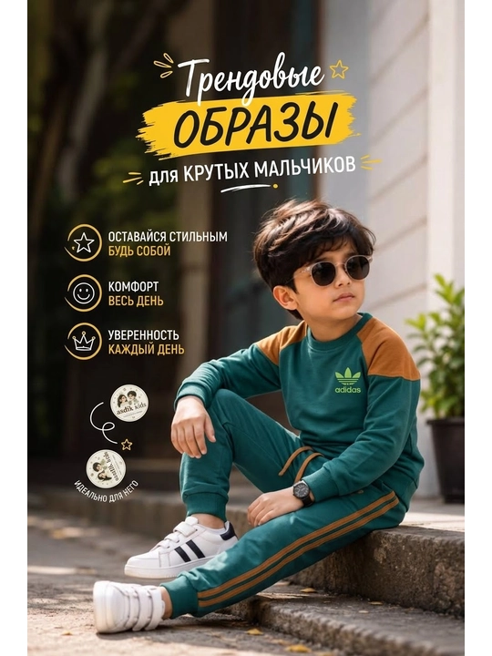 Детский спортивный костюм, толстовка брюки, осень-весна 2-3-4-5 лет