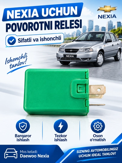 Daewoo Nexia uchun burilish relesi, avtomobil burilish ko‘rsatkichlari relesi, 12V - 