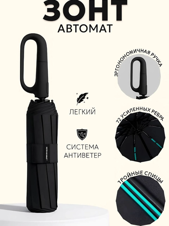 Автоматические зонты для мужчин - 