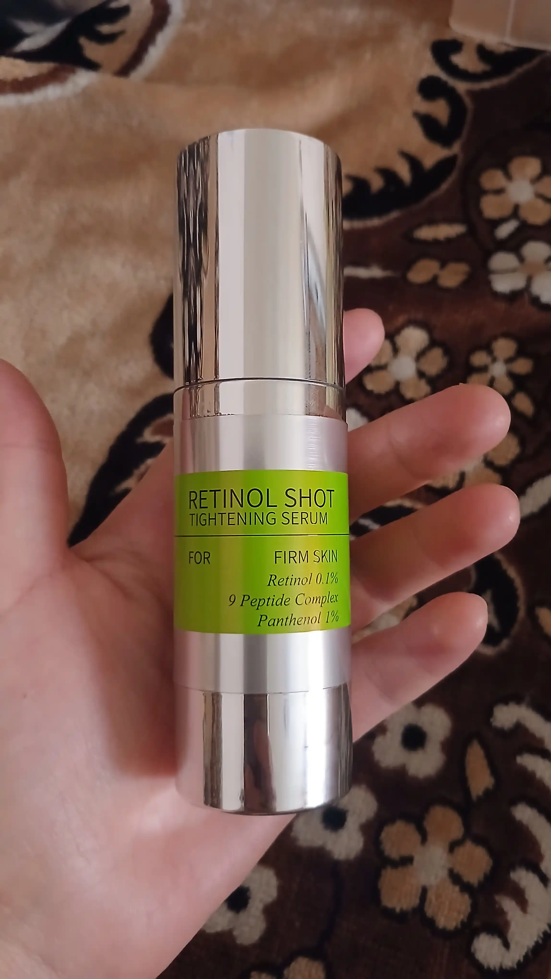 Yuzni tortuvchi krem va mustahkamlovchi zardob retinol bilan, Celimax