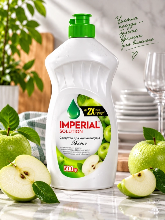 Средство для мытья посуды Imperial Solution, 500 мл
