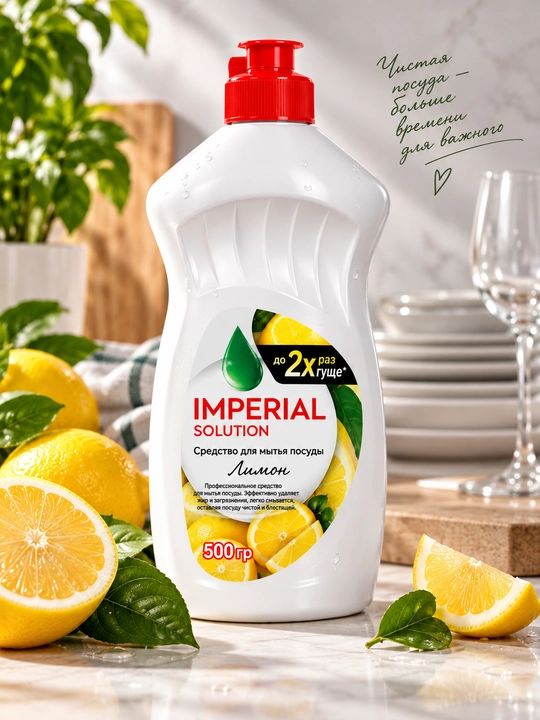 Средство для мытья посуды Imperial Solution, 500 мл - 