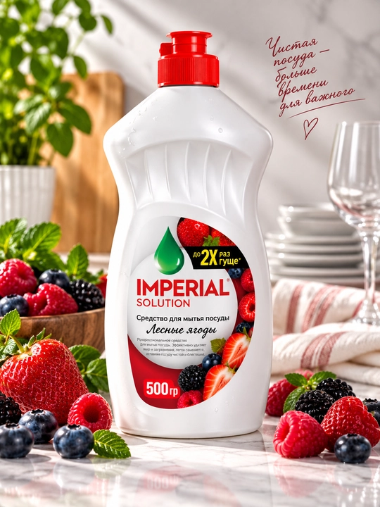 Средство для мытья посуды Imperial Solution, 500 мл