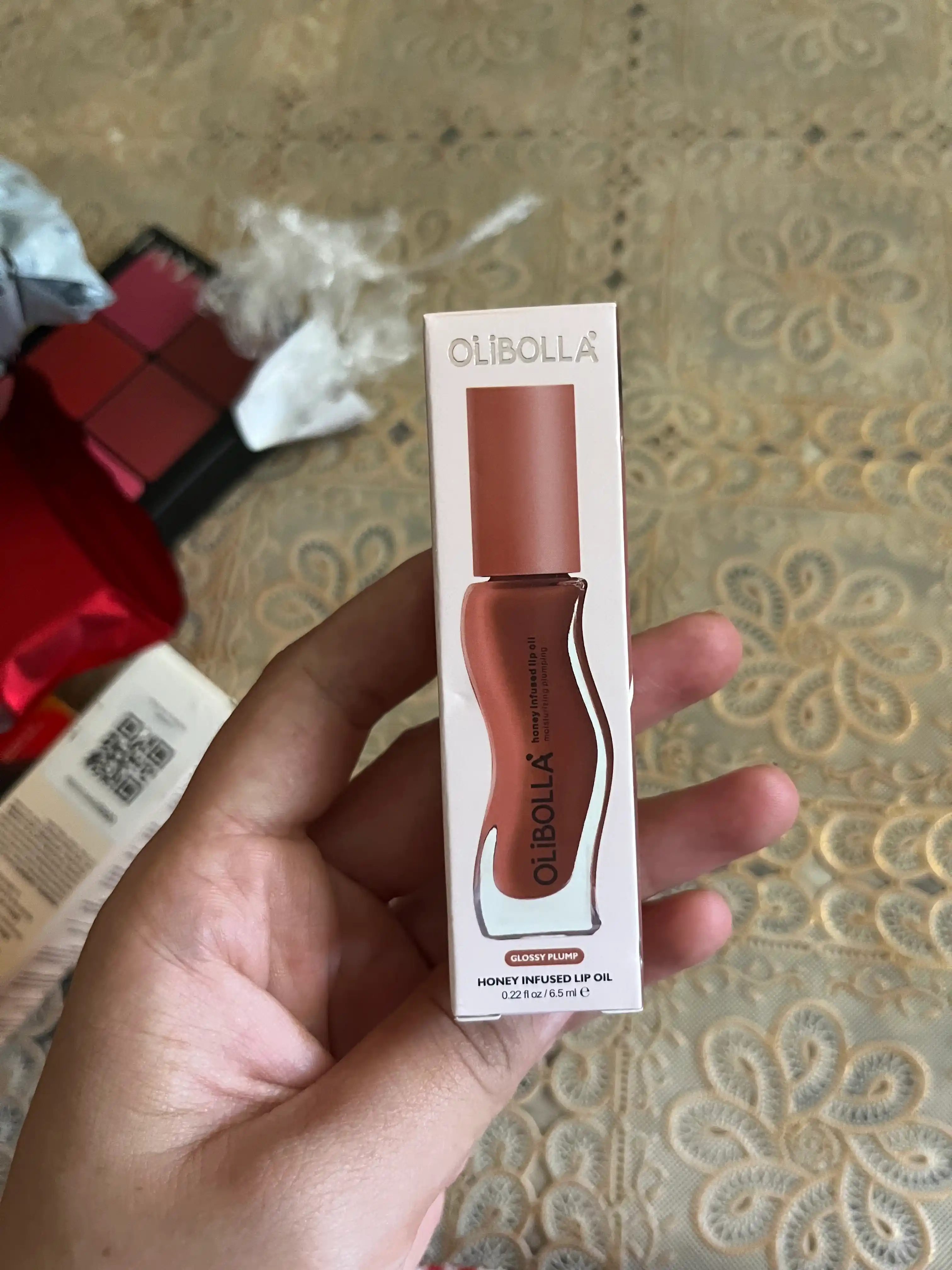 Olibolla Honey lab uchun yaltiroq-blesk, namlovchi, suyuq, 6.5 ml