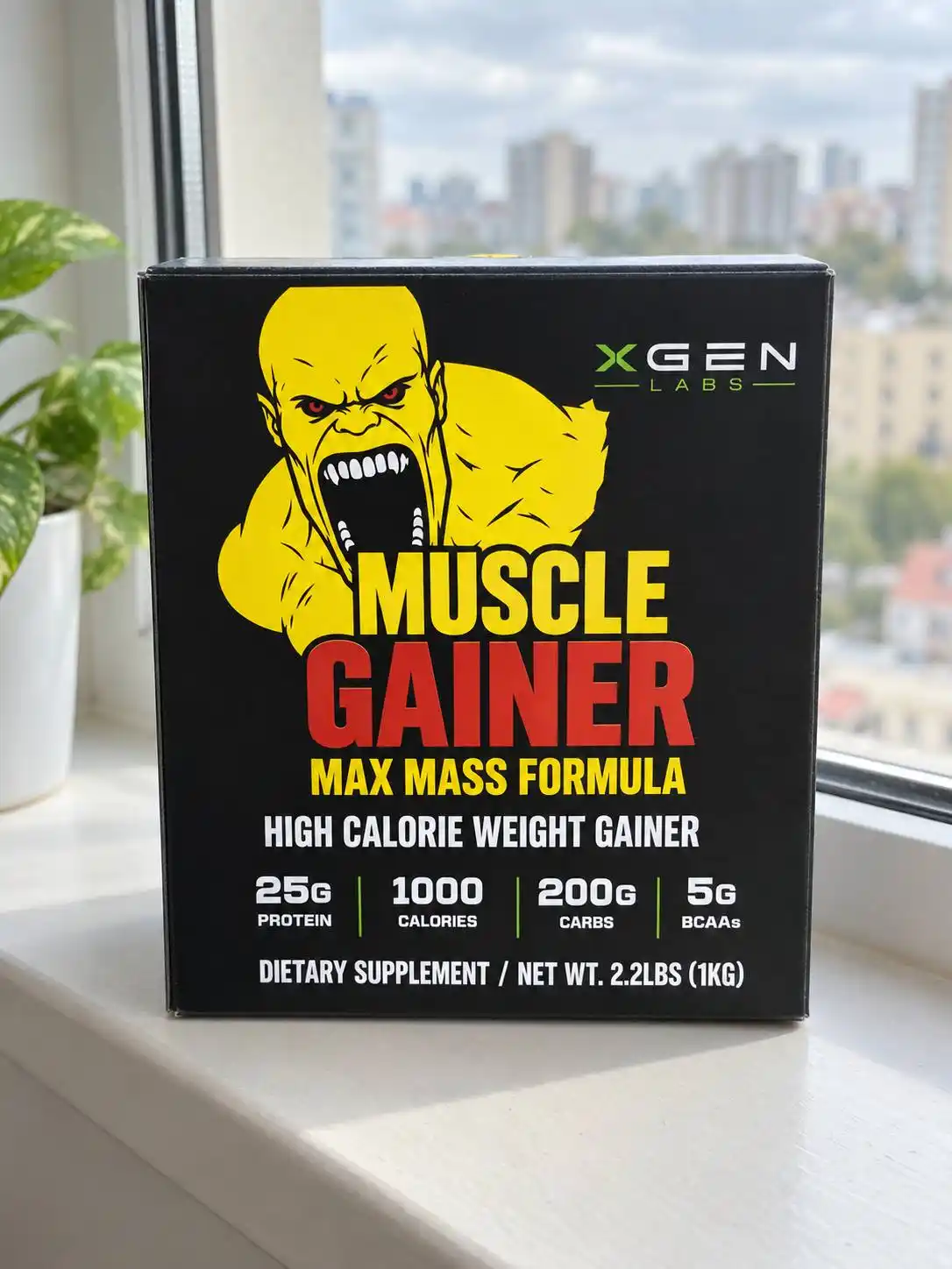 Geyner MUSCLE GAINER Mushak massasini oshirish uchun , 1-3-7 kg