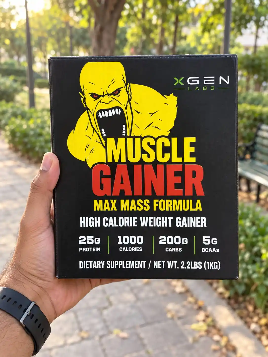 Geyner MUSCLE GAINER Mushak massasini oshirish uchun , 1-3-7 kg