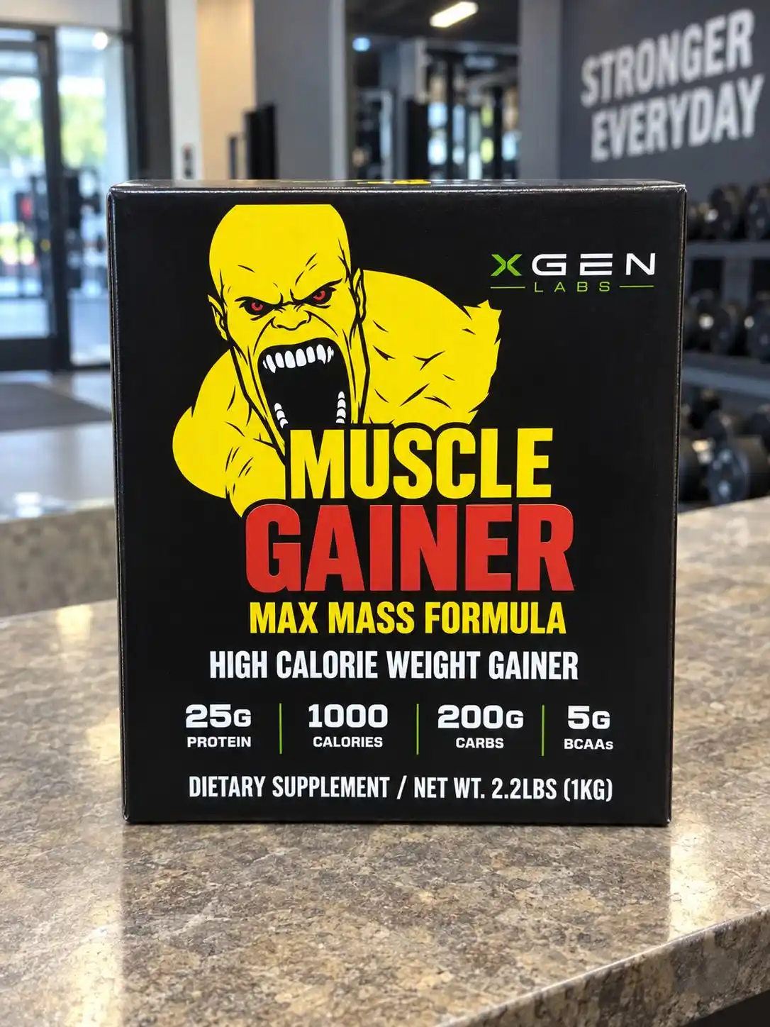 Geyner MUSCLE GAINER Mushak massasini oshirish uchun , 1-3-7 kg