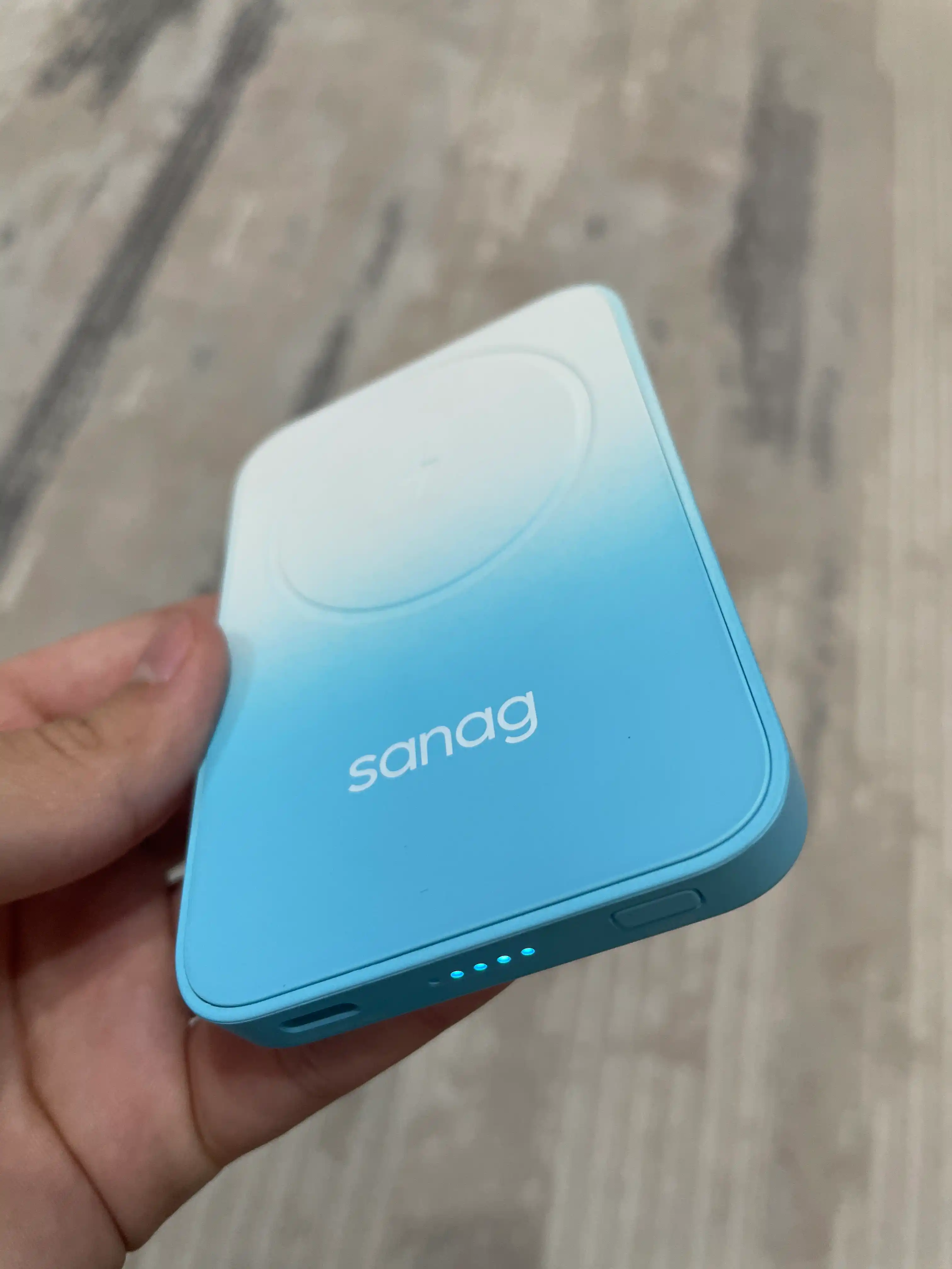 Power Bank Sanag K67 5000mAh, беспроводная зарядка MagSafe 15W, быстрая зарядка PD 20W