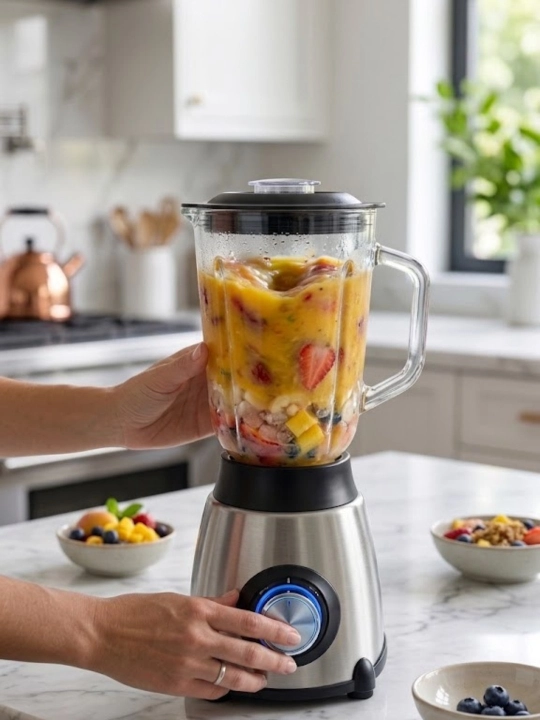 Statsionar blender va qahva maydalagich (kofemolka) 2 in 1, 2 litr, zanglamaydigan po‘lat - 