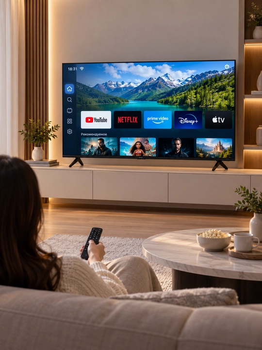 Телевизор Artel A43PUB100 ,TV,подключение по Bluetooth и Wi-Fi,Smart TV телевизор,смарт ТВ - 