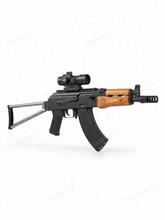 Orbiz avtomat AK-74U elektr, o'yinchoq qurol, ko'zoynak, 14+