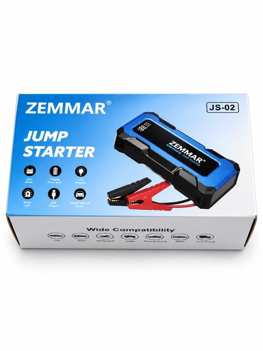 Зарядное устройство ZEMMAR JS-02 для автомобиля, 12V, 8000 мАч