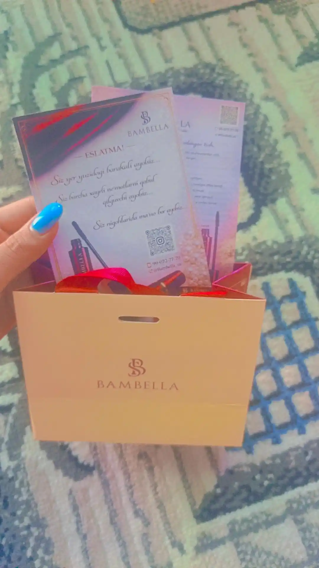 BAMBELLA для женских ресниц утолщает тушь современный дизайн черного цвета