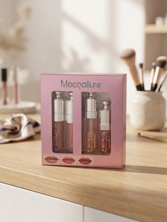"Glossy Lips" — lab uchun jilokor porlash va parvarish to'plami - 