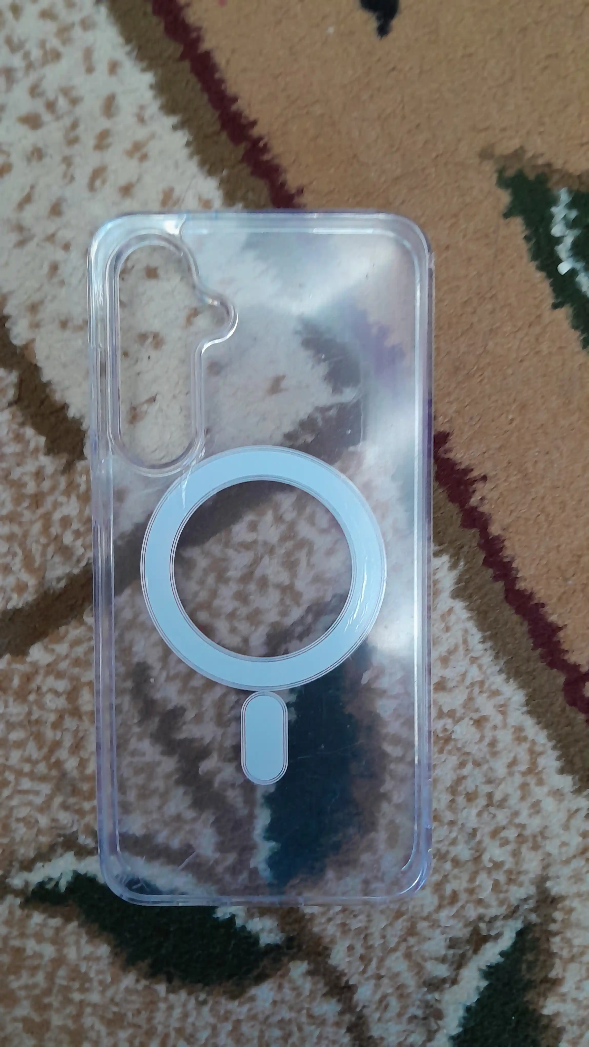 Samsung A14 dan S25 Ultra gacha uchun MagSafe shaffof chexol – zarbaga chidamli Clear Case