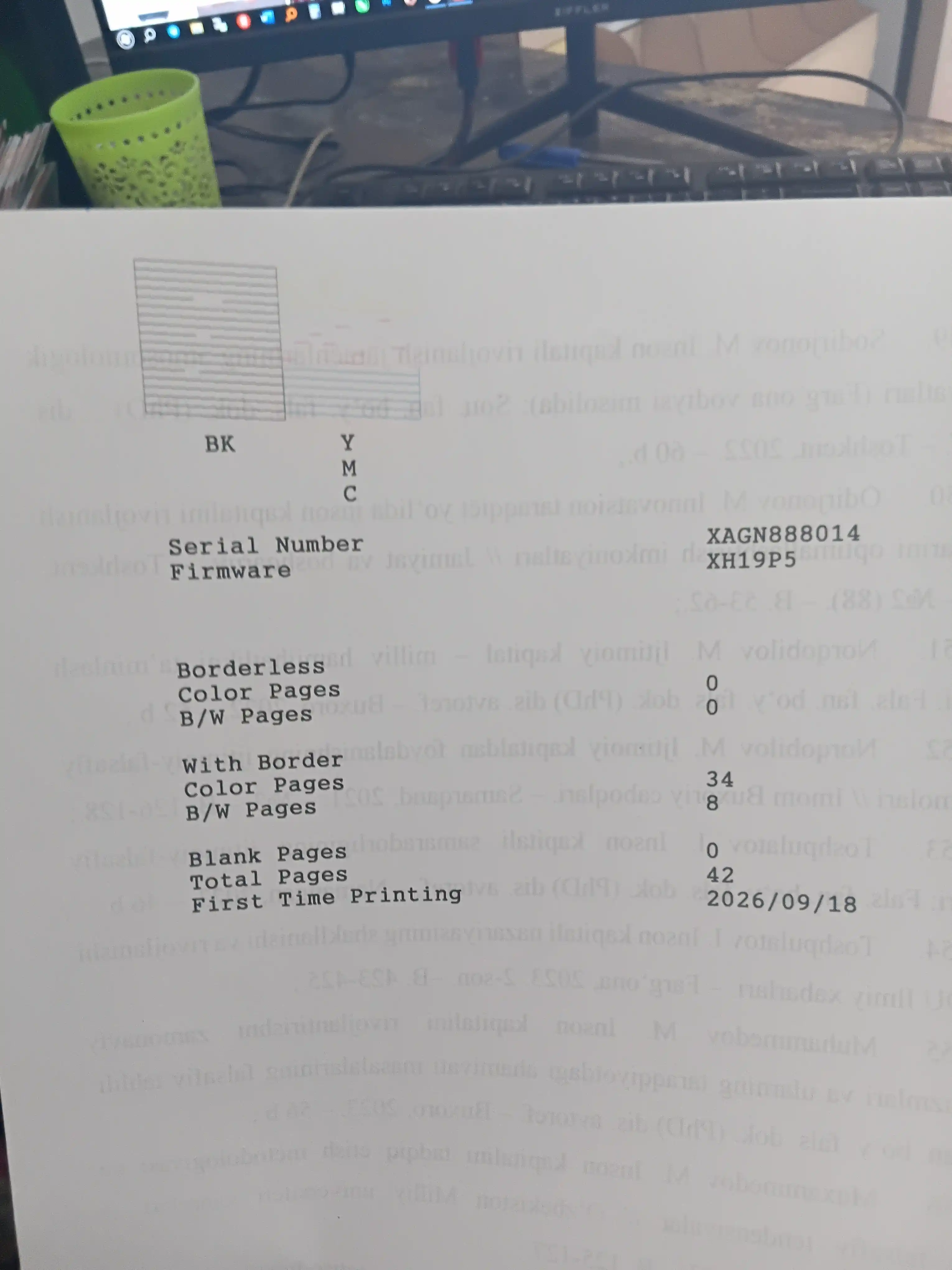 Printer Epson L3200, A4 format, rangli
