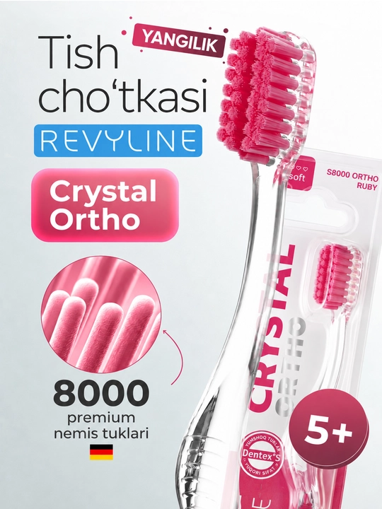 Revyline SM 6000 Smart yumshoq tish cho‘tkasi, tish va milklarni tozalash uchun
